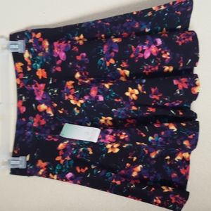NWT Decree girls flared floral skirt sz M